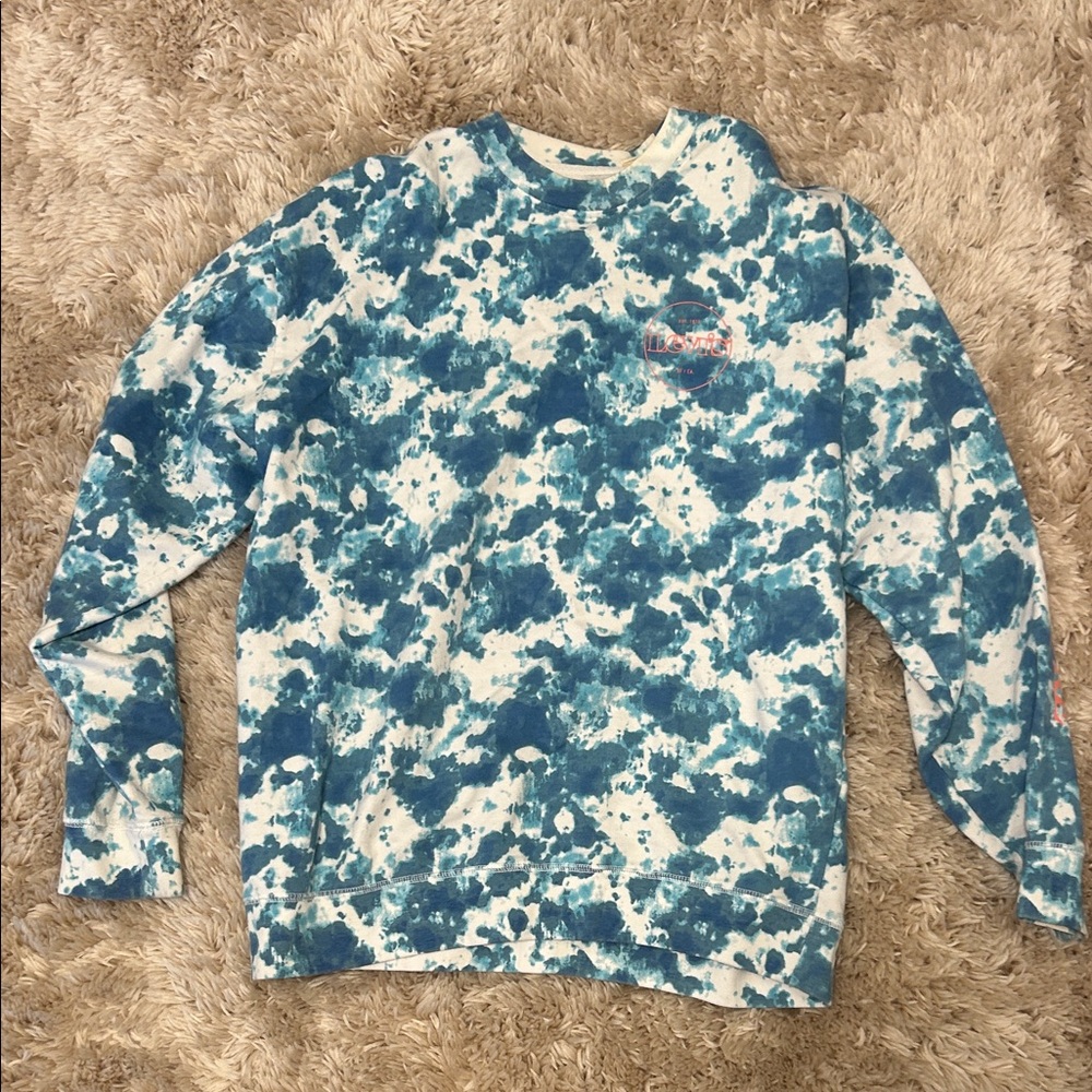 Levi’s Blue Tie-Dye Men's Sweater